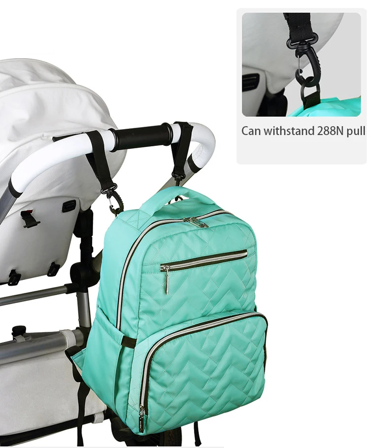 Модная сумка через плечо из водонепроницаемого нейлона Mummybag, вместительный рюкзак для мамы и ребенка, многофункциональная теплоизоляция