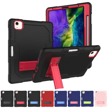 

For ipad Air 4 10.9 2020 Contrast Bracket B Tablet Case Hybrid Stand Protective Hard Armor Heavy Duty Shockproof Cover