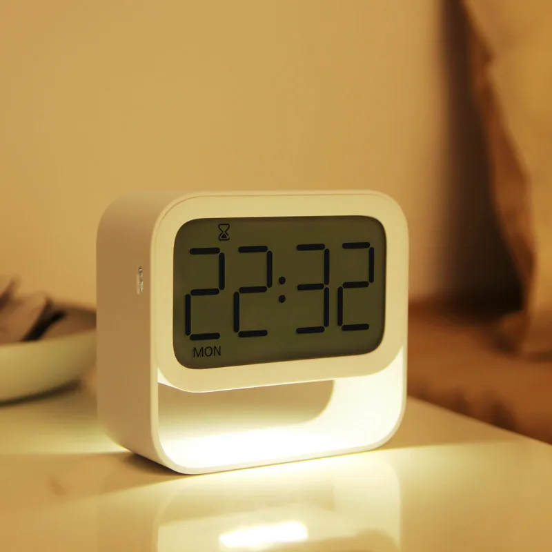 loop snooze display tempo função backlight lâmpada