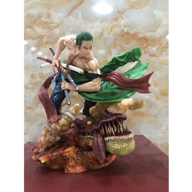 42 см Большой размер одна деталь аниме LAND OF WANO Zoro Roronoa фигурка коллекция Модель Зоро фигурки подарки игрушки A111