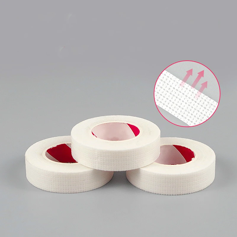 5Rolls 900cm Eyelash Extension Lint Free Eye Pads Breathable Grafting False Eyelash Micropore Tape Under Eye Patches Eyelash Extension Supplies