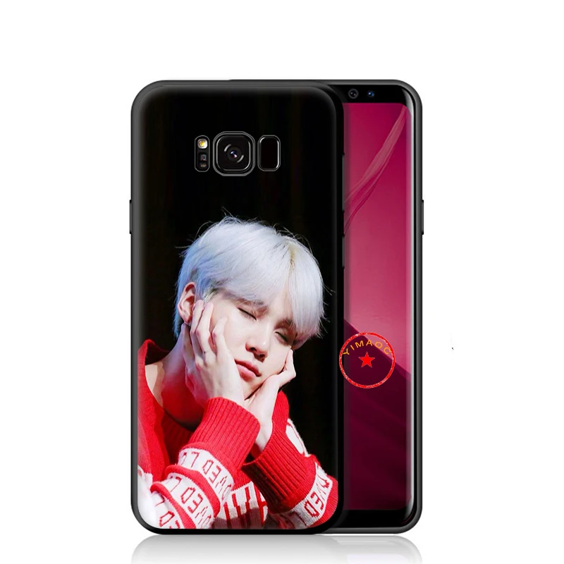 Мягкий силиконовый чехол Suga K Pop Min Yoongi K Pop для телефона samsung Galaxy A9 A8 A7 A6 Plus A5 A3 J6 - Цвет: 6