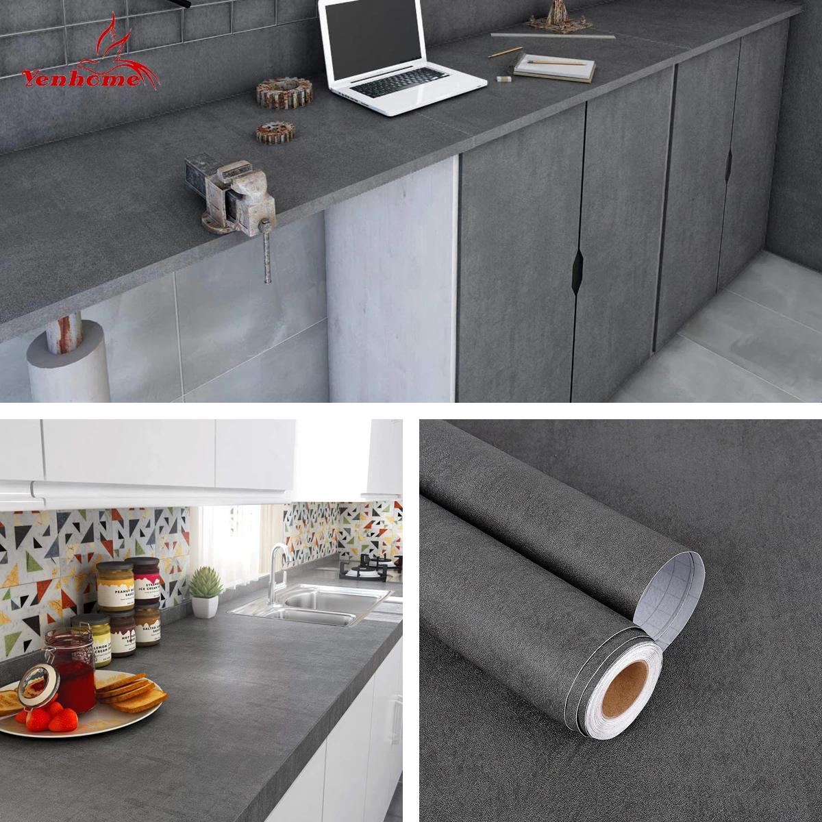 How to install peel and stick tile on speckled concrete likosval