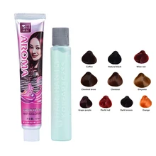 Полуперманентная краска для волос густая профессиональная краска для волос растительные красители покрытие седых волос Парикмахерская специальный крем для волос 120 мл