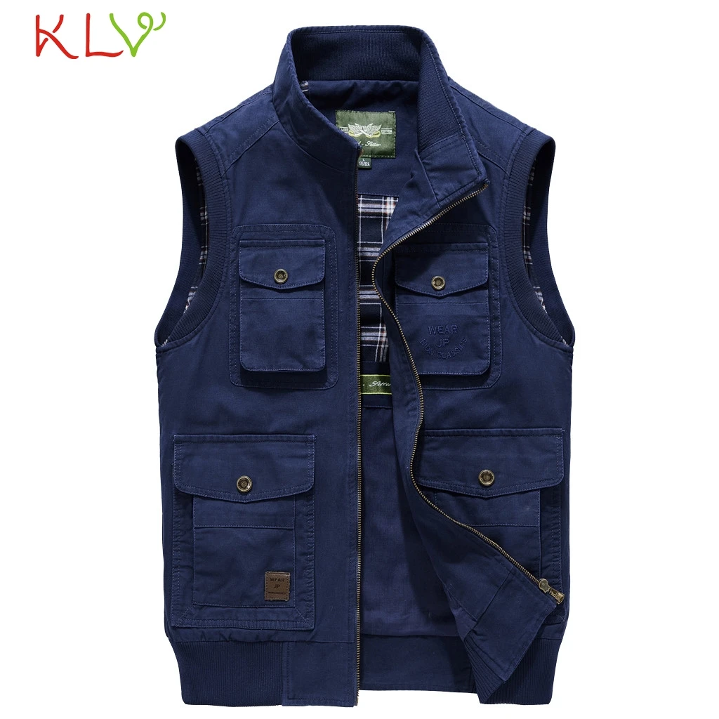 Мужская куртка, 6XL, новинка, мужская, повседневная, летняя, большой размер, хлопок, без рукавов, жилет с множеством карманов, мульти карман, фотография, жилет, 19Aug