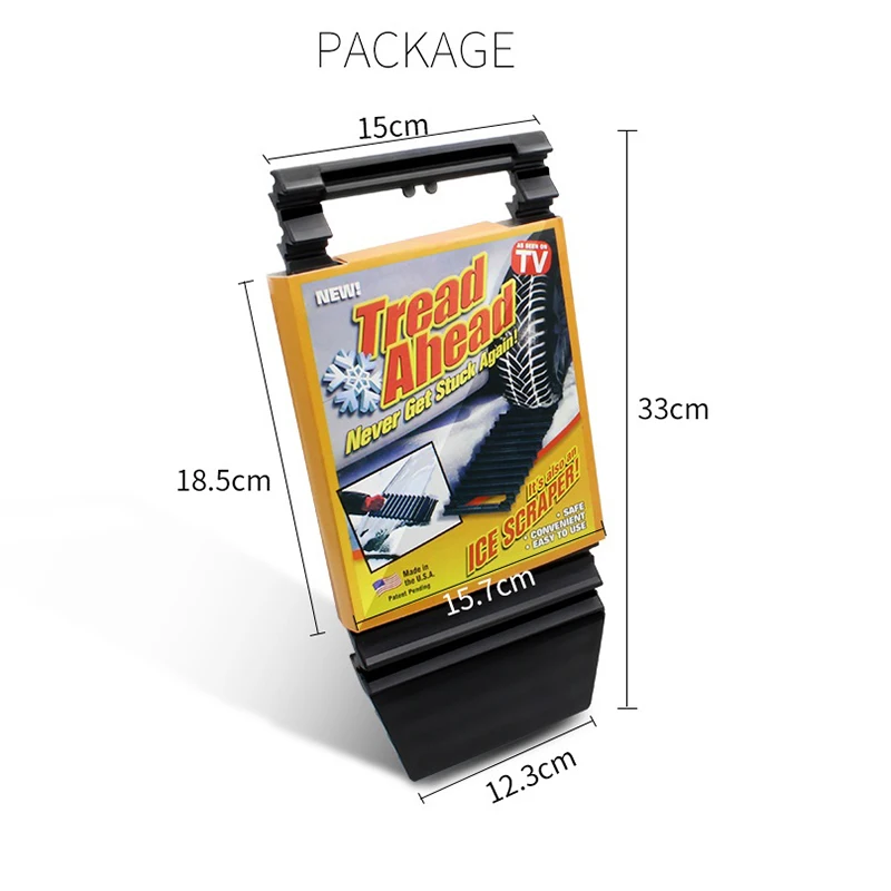 

2x Multipurpose Car Anti-Skid Chains Sand Pass Tire Pads Car Ice Scraper Snow Shovel Winter Tyre Wheel Nonslip Belt Pad