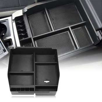 

Center Console Armrest Storage Box Organizer Tray Outdoor Personal Car Parts Decoration for Ford F150 F-150 2015-2017