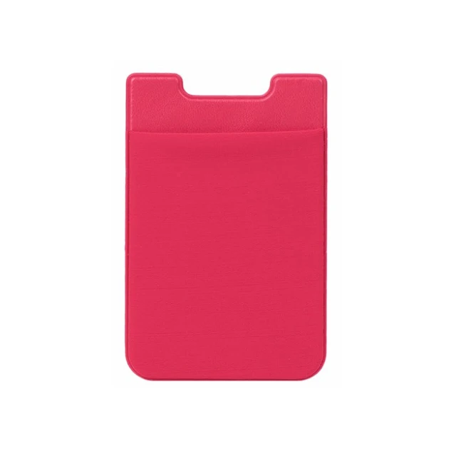Style A Red 3M двойной карман эластичный стрейч лайкра/силикон сотовый телефон ID кредитный держатель для карт наклейка Универсальный кошелек Чехол держатель для карт#50 - Цвет: Style A Red