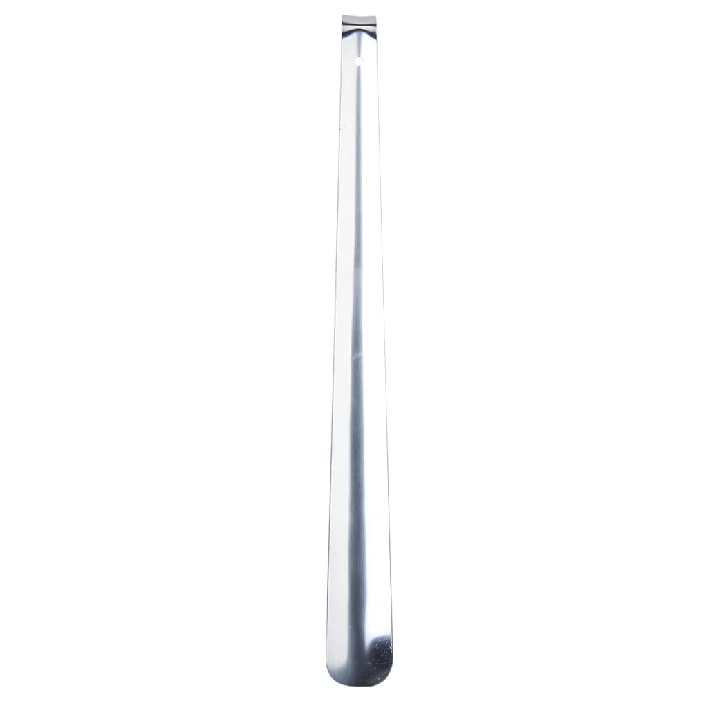

16.5inch Long Handle Shoehorn Shoe Horn Lifter Stainless Steel Silver
