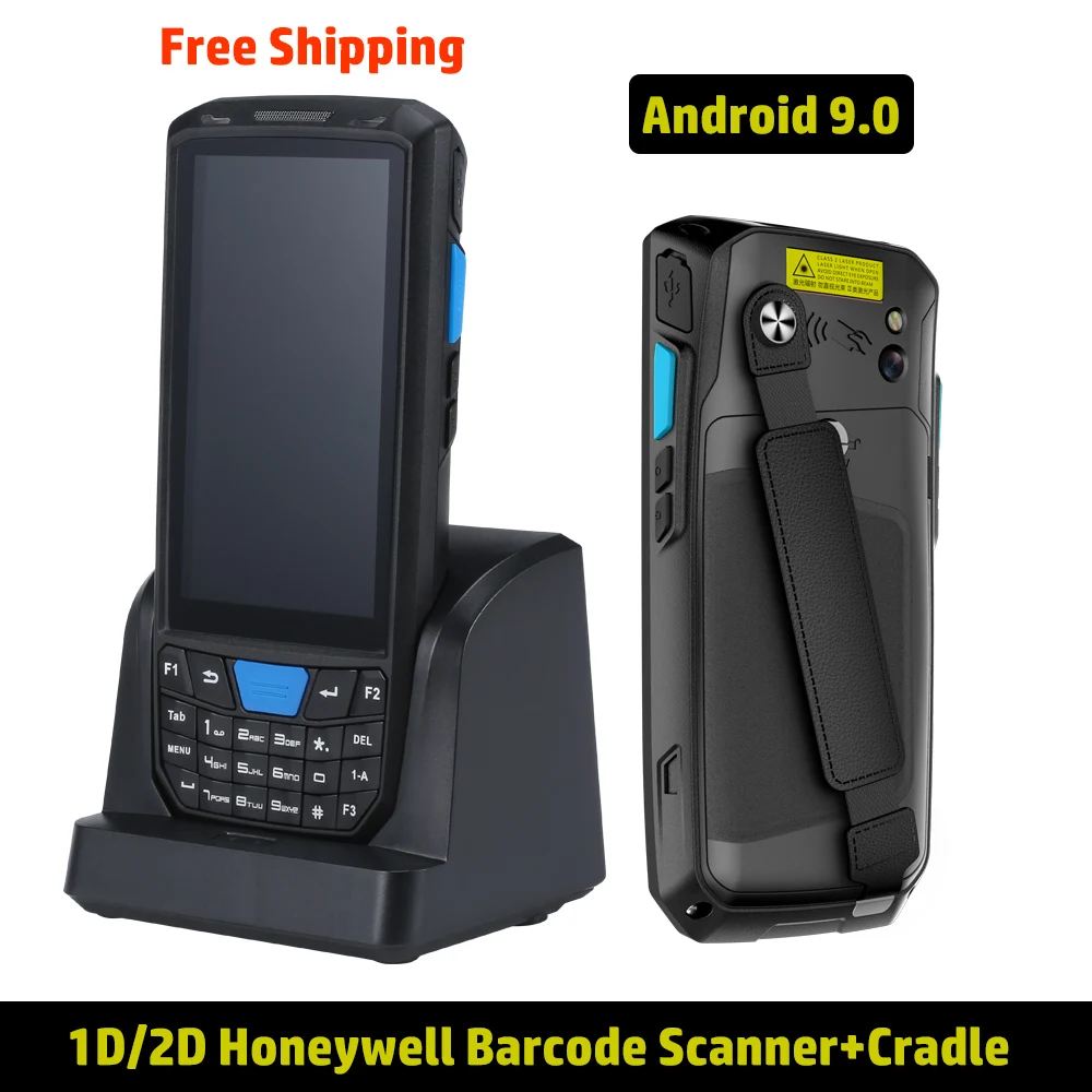 Palmare Pda Android 9.0 Robusto Terminale Pos 1D 2D Scanner Di Codici A Barre Wifi 4G Bluetooth Gps Pda Lettore Di Codici A Barre Acquisizione Dati