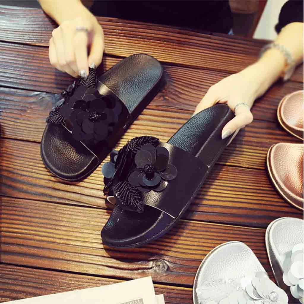 womens sparkly sliders