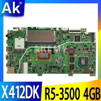 شراءX412DK اللوحة الرئيسية ل ASUS Vivobook X412DK A412D F412D X412D اللوحة الأم لأجهزة الكمبيوتر المحمول 4G-RAM R5-3500(V2G) GPU