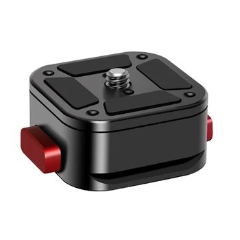 

Portable Quick Release Plate with 1/4Inch Screw SLR Camera Stabilizer Tripod Quick Release Base PTZ Bracket