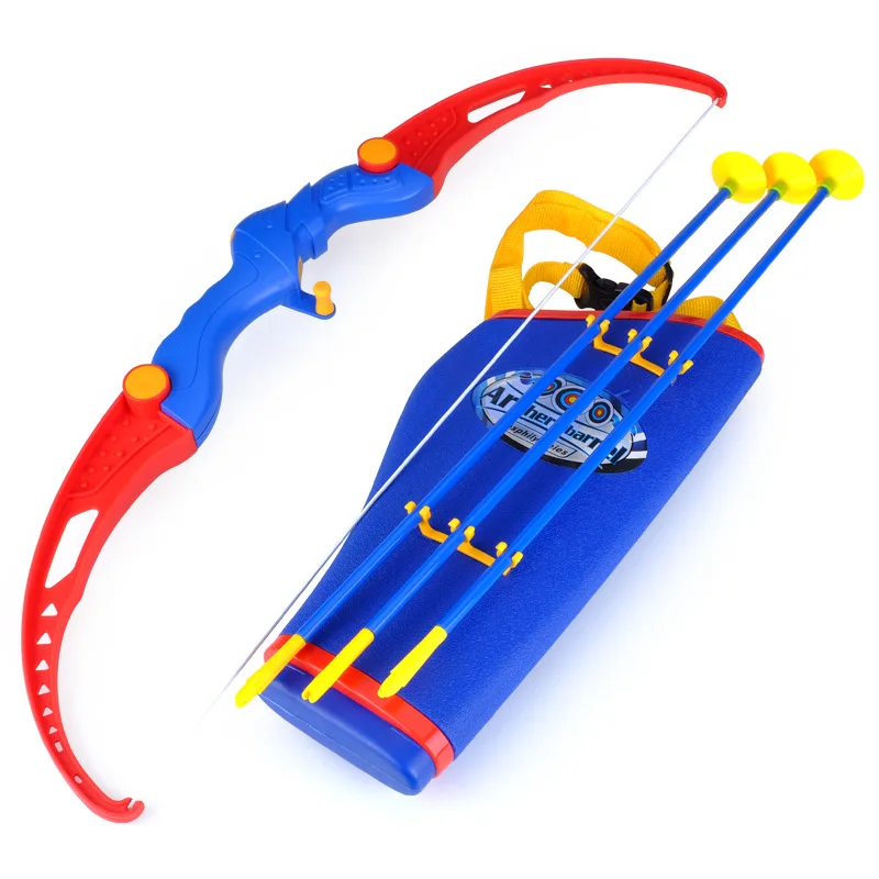 Children Bow And Arrow Toy Crossbow Stall Plastic Toy Soft Projectile Eva Bullet Boy Toy