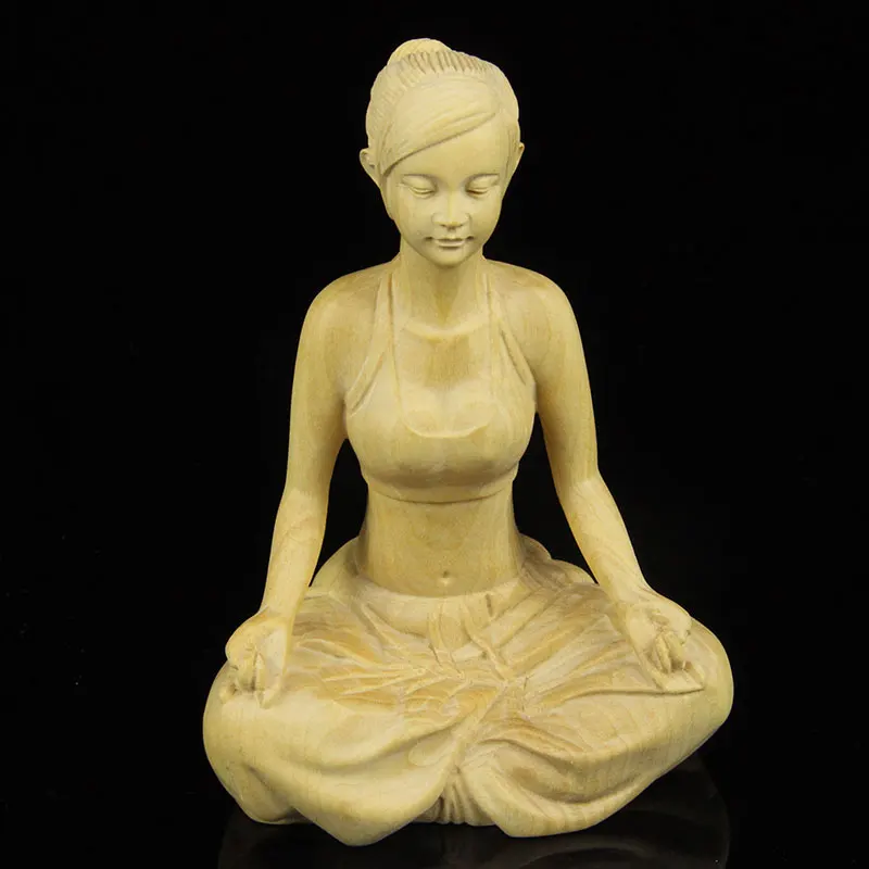 

Lobular boxwood solid wood carving crafts home accessories living room high-grade ornaments