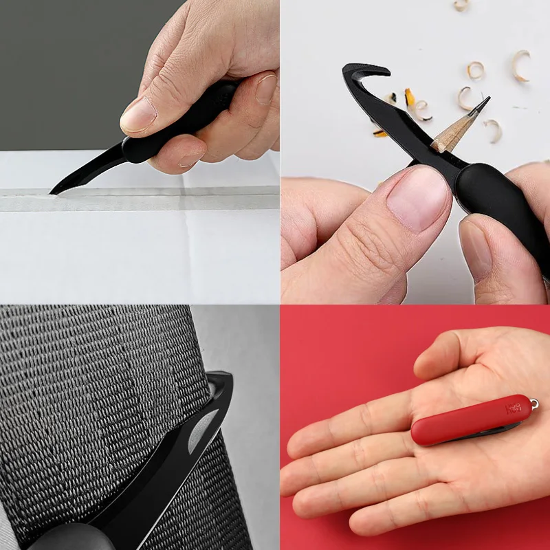 Xiaomi Huohou мини распаковки Ножи раза фрукты Ножи инструмент для резки лагерь инструмент открытый Посылка на открытом воздухе Выживание клип лагерь острый резец