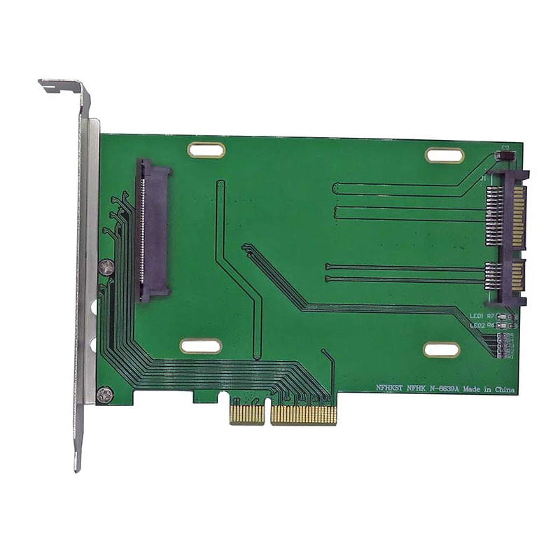 Адаптер для материнской платы Intel переходник H1111Z PCI-E 3 0x4 Lane SFF-8639 U.2 U2 Kit 750 2 5 &quotNVMe PCIe