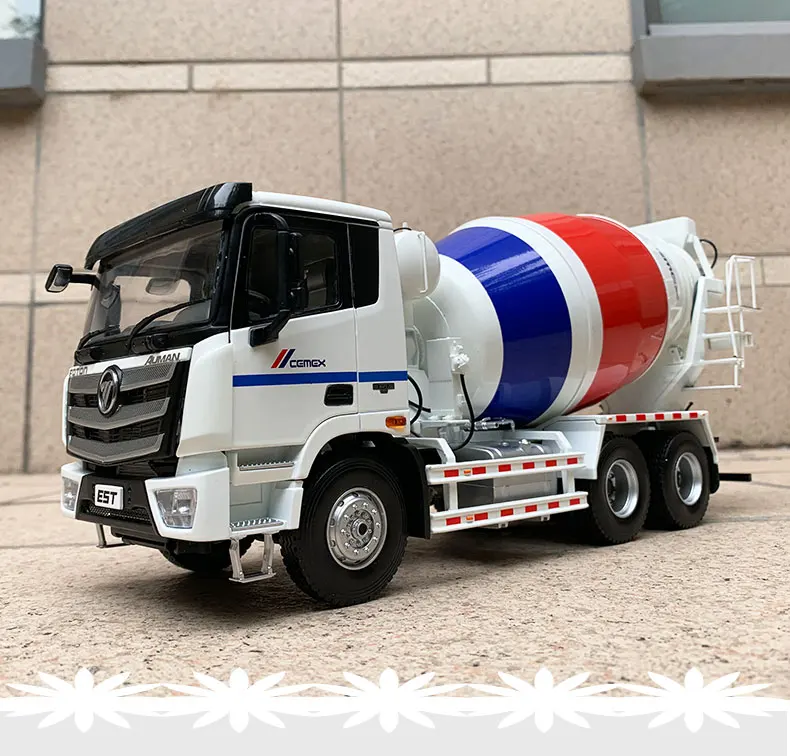 1:24 модель литья под давлением для Foton Daimler Auman EST L9 CEMEX LOXA бетонный миксер