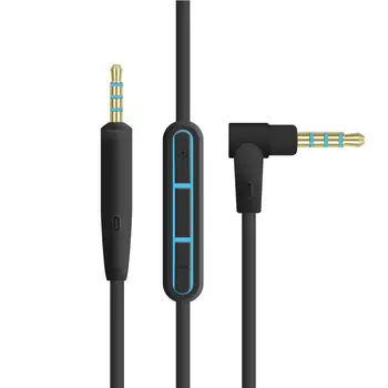 

Replacement Audio Cable Wire Cord with Mic 2.5mm To 3.5mm Copper Core Earphone Cable for QuietComfort 25 QC25 Headphones