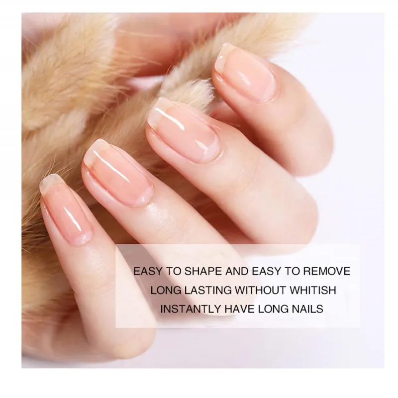 10pcs Silk Fiberglass for Nail Extension Form Non-Woven Silks UV Gel Building Fiber French Acrylic DIY Manicure Accessory