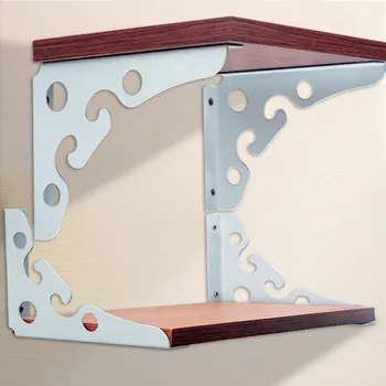 

2pc Metal Wall Brackets for Shelves Kitchen Shelves Decoration Shelf Bracket Triangle Bathroom Kitchen Thick Stainless Steel