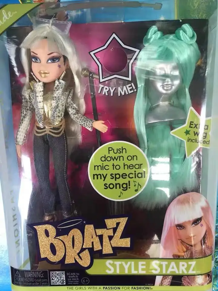 Модная фигурка Bratz Bratzillaz, кукла, несколько вариантов, лучший подарок для ребенка - Цвет: Зеленый