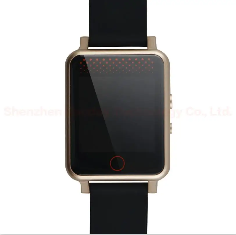 Golden RF-V36 часы gps-трекер для Elederly детей gps LBS WiFi отслеживание сердцебиения и кровяного давления и рассады напоминание двусторонний разговор - Цвет: Golden