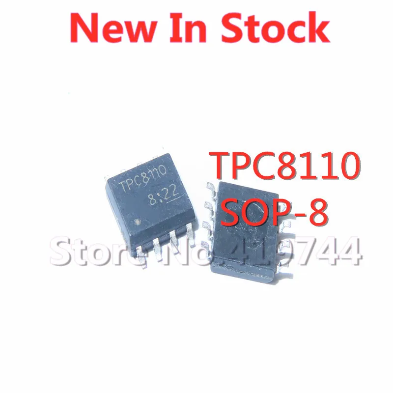 

5 шт./лот TPC8110 TPC8110-H SOP-8 MOS полевой эффект, P-канал, 40 в, 8A, в наличии новый оригинальный IC