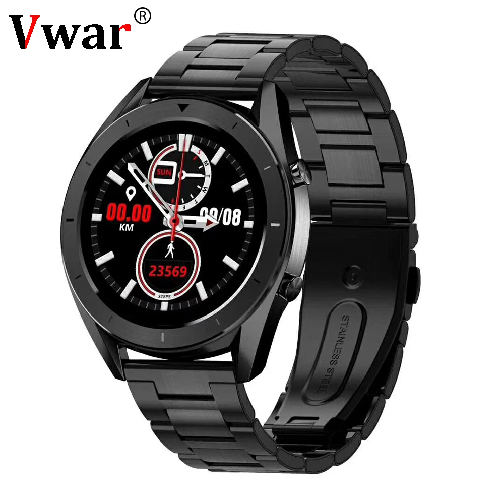 

2020 Vwar ECG Smart Watch Business Men Sports Watches IP68 Waterproof Heart Rate Sleep Monitoring Fitness Tracker vs DT78 L7 L9