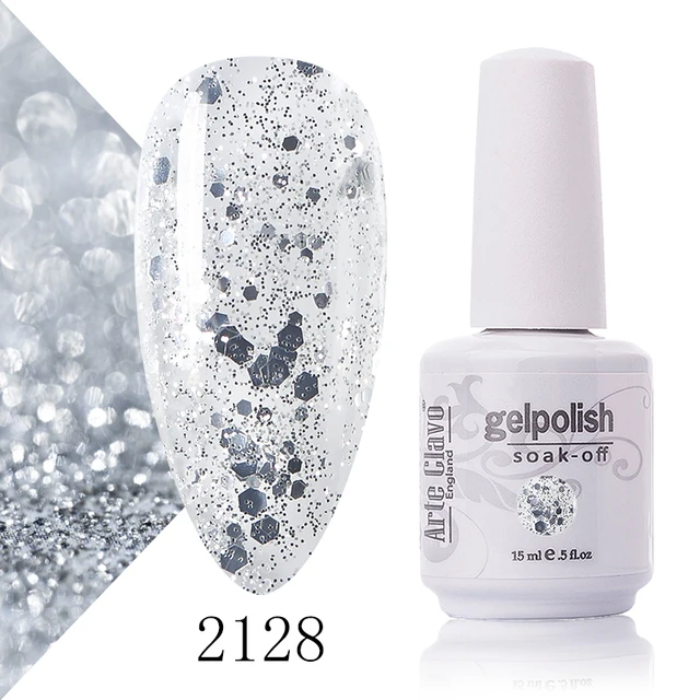 Arte Clavo 131 Colors Gel Polish Nail Gel Varnish Paint Semi Permanent Nails Art Gel Nail Polish For Manicure Top Coat Base Coat 2128