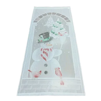 

LED Lighted Snowman Lace Curtain Holiday Decorations