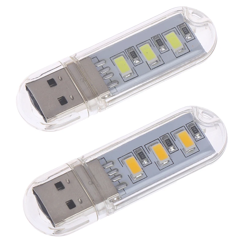 Горячее предложение 2 шт. мини USB светодиодный лампы кемпинг лампы для ПК ноутбук компьютер ночной Светильник
