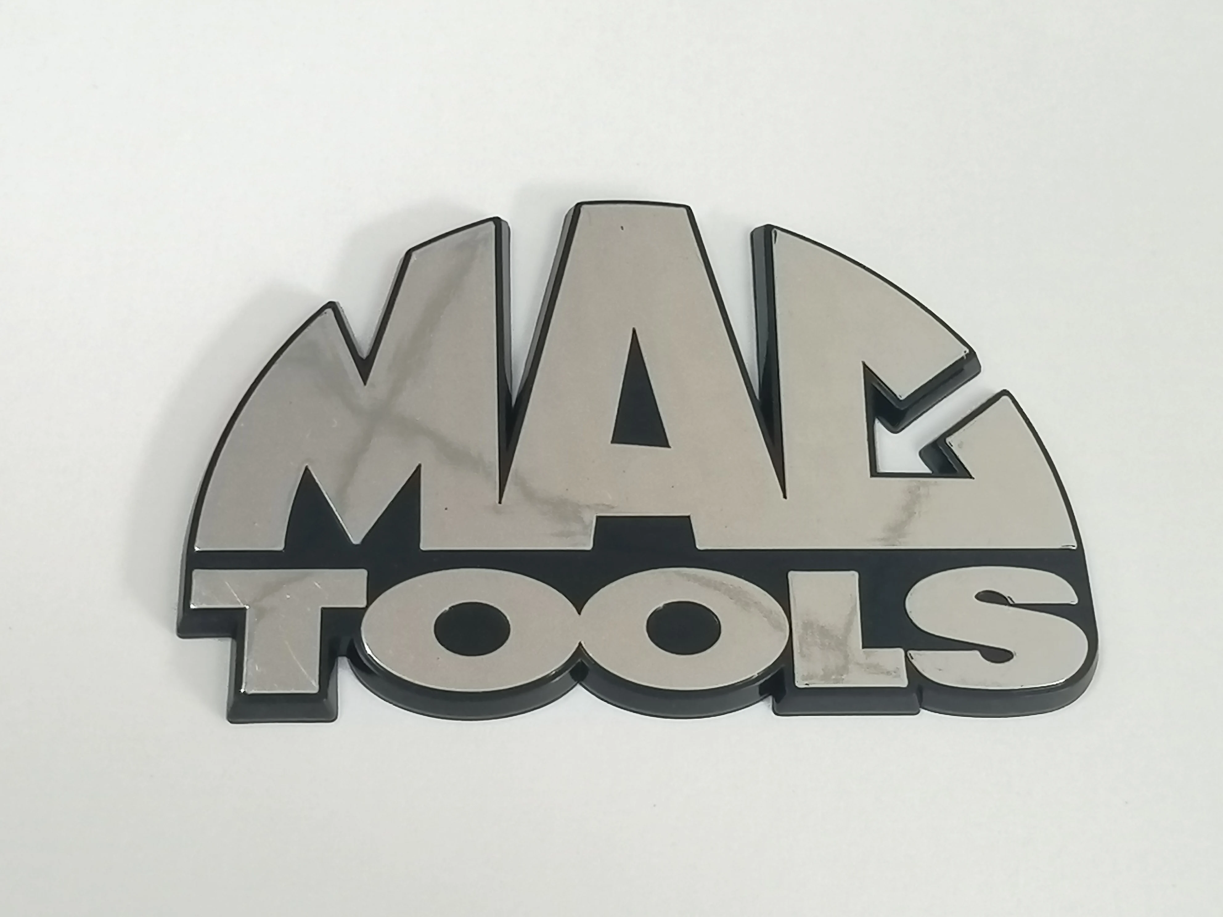 3D Design OEM 120mm MAC Tools Plastic Chrome Emblem Badge Logo