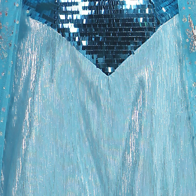 Top Quality Queen Elsa Cosplay Costume Dress For Halloween Party Women Girl Custom Made