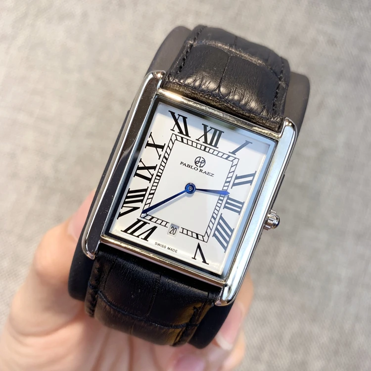 Men Watch Aaa-Tank Pablo Raez Lover Women Luxury Fashion Unisex Quartz Calendar-Top High-Quality