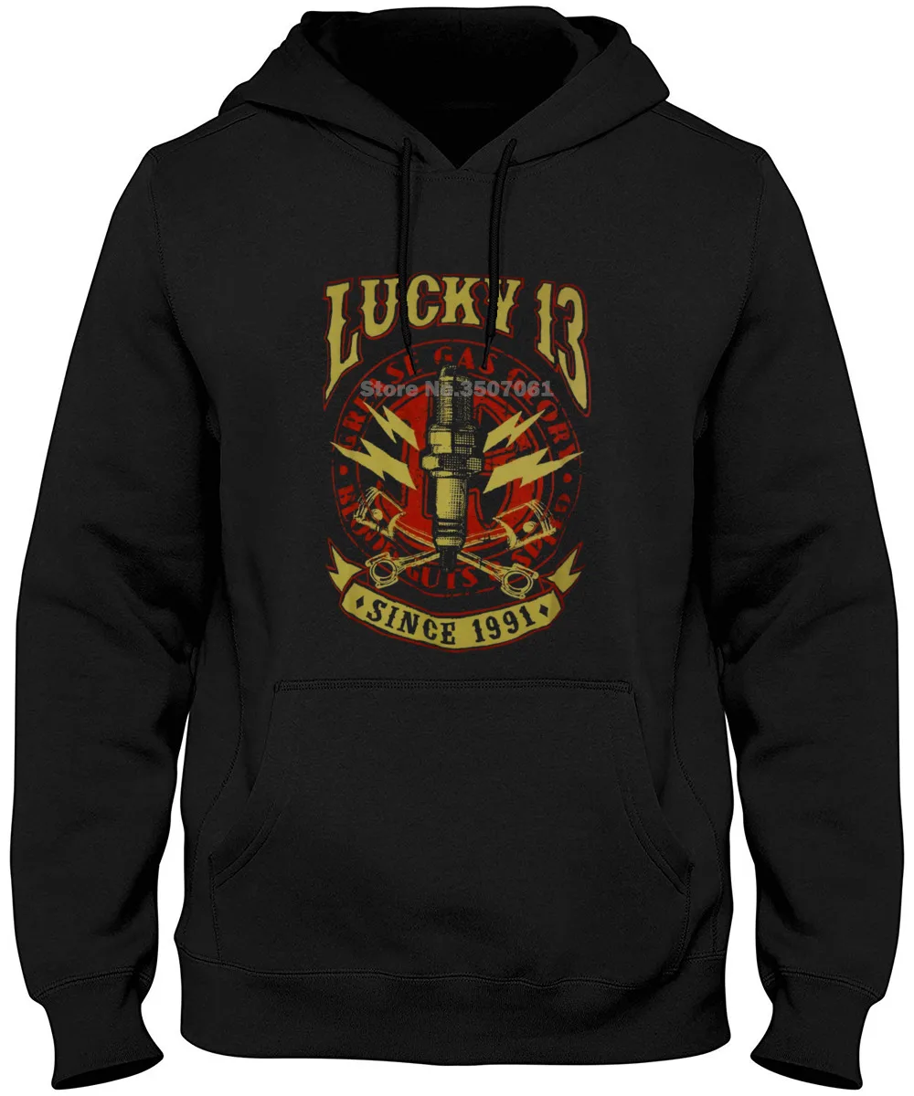 

O Neck Plus Size Authentic Lucky 13 Amped Grease Gas Glory Blood Gut 3xl New Hoodies & Sweatshirts