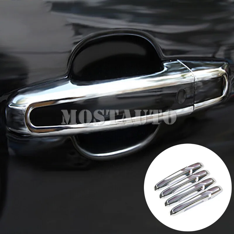 For Jaguar XF X260 ABS Chrome Car Door Handle Cover Trim 2016 2021 8pcs