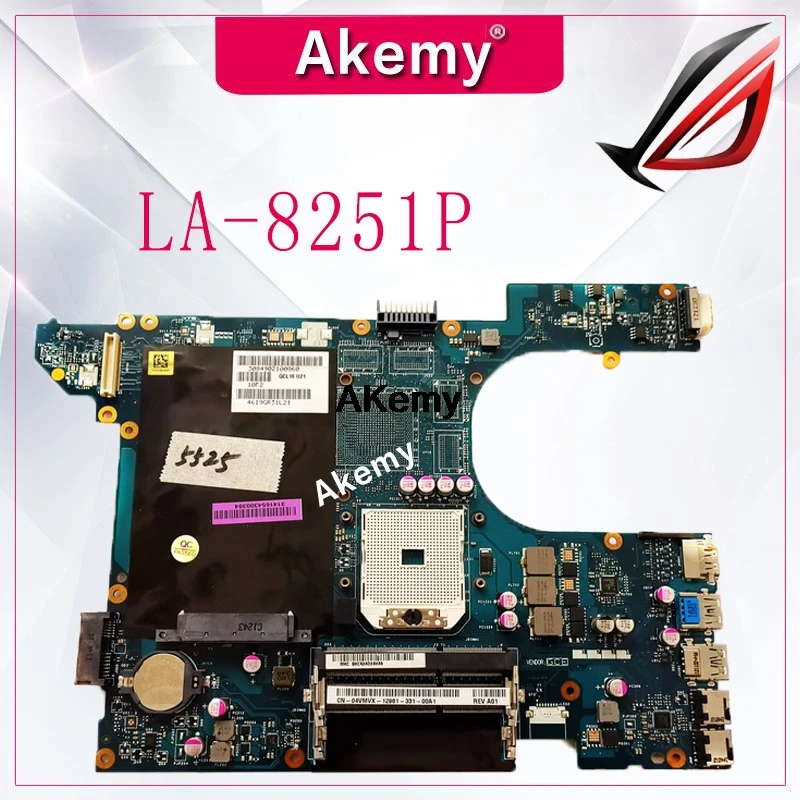 

Original laptop motherboard For dell 15R 521R CN-04VMVX 04VMVX 4VMVX QCL10 LA-8251P Main board