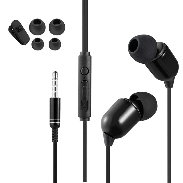 Suministro Al Por Mayor Auriculares Intrauditivos De 3 Metros De Largo Con  Cable, Auriculares Con Monitor, Auriculares Estéreo De 3,5mm Con Clip Y  Funda EVA Para Teléfonos Universales 3M De Xintech, 0,94 €