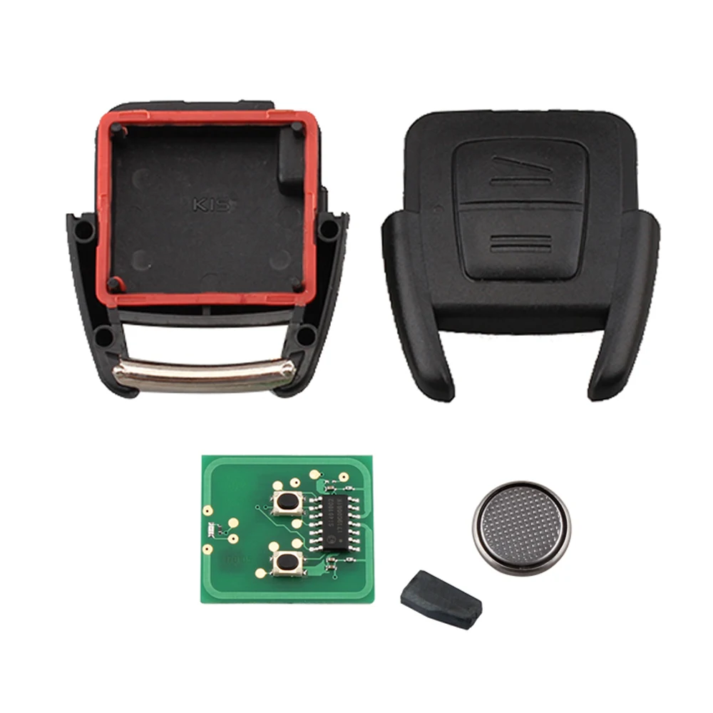 KEYYOU 2 кнопки дистанционного автомобиля брелок 433 МГц ID40 чип для Vauxhall Opel orsa Meriva Combo Astra Vectra Zafira OP1 24424723