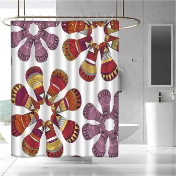 

Hotel Quality Polyester Shower Curtain Shower and Bathtub