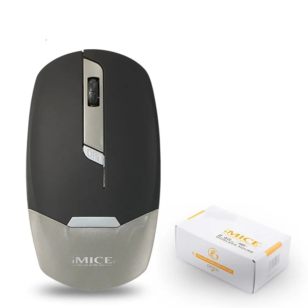 IMICE E-2330 usb-ресивер Беспроводной Мыши оптическая мышь 3 кнопки E-2330 1600 dpi компьютерная ПК мышь для офисных компьютеров и ноутбуков