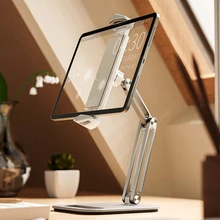 Long Arm Tablet Stand Holder For iPad Pro 11 10.2 10.5 Mini Air Xiaomi Mipad 4 Samsung Galaxy Tab S6 Kindle 2021 Tablet Holed