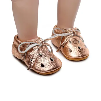 

Autumn Baby Boy Shoes Infant Soft First Walkers Toddler Kids Nonslip Hollow Leather Shoes Spring Autumn Cotton Fabric Prewalkers