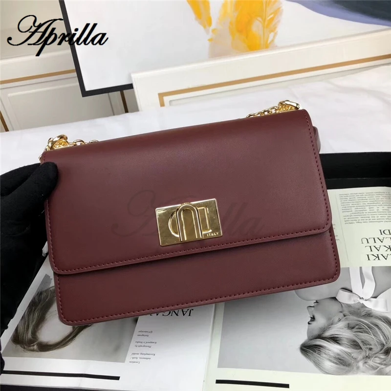Бургундия Aprilla, 24 см, 1927 s, сумка через плечо, дизайнерские брендовые сумки, натуральная кожа, 3 А, качественные сумки, женская сумка на плечо, сумка через плечо, 214 - Цвет: Бургундия
