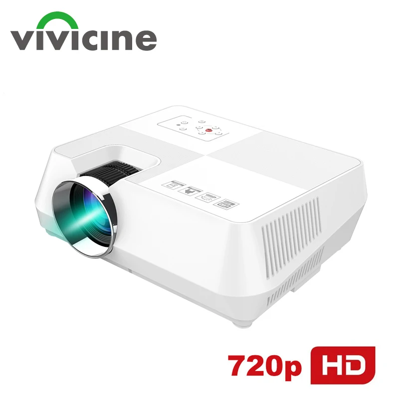 Vivicine мини светодиодный проектор, портативный мультимедийный Видеопроектор для киноигр, опционально 1280x800, Android, wifi, Bluetooth проектор