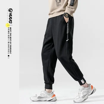 

Pants Male Spring 2020 New Easing Beam Feet Nine Guardian Students Elastic Sports Trousers