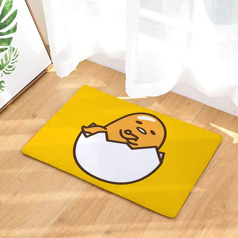 Gudetama Customized Anime Mat Decoration Home Carpets Cartoon Rug Bedroom Floor Mats Bath Plush Rugs Doormat New Aliexpress