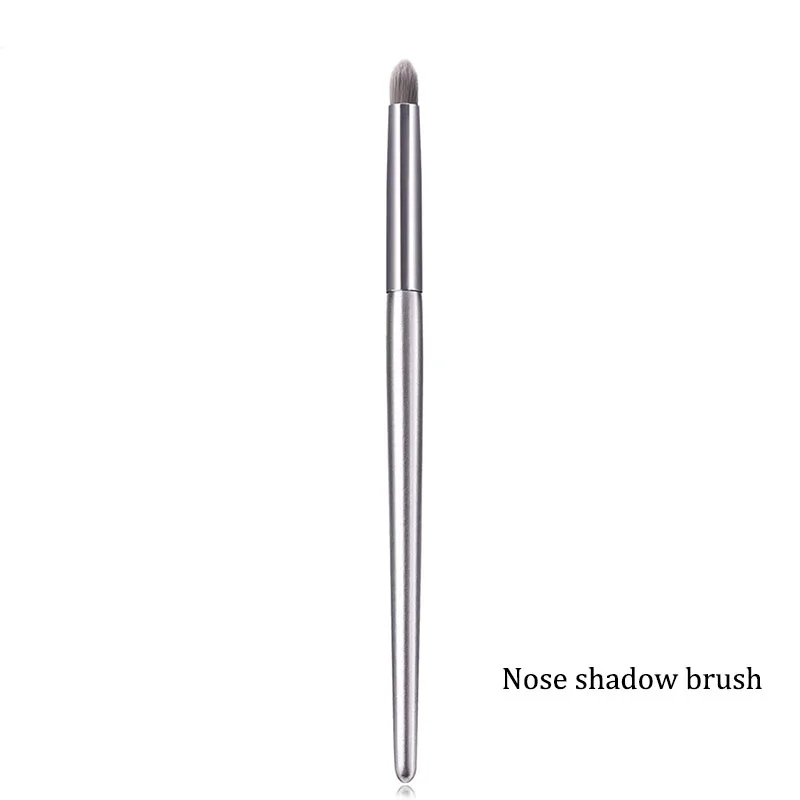 1 pc Nose shadow Новые отдельные Кисточки для макияжа, высококачественные тени для век, бровей, губ, пудра, основа для растушевки, Кисть для макияжа, косметический карандаш, кисть - Handle Color: 1 pc Nose shadow