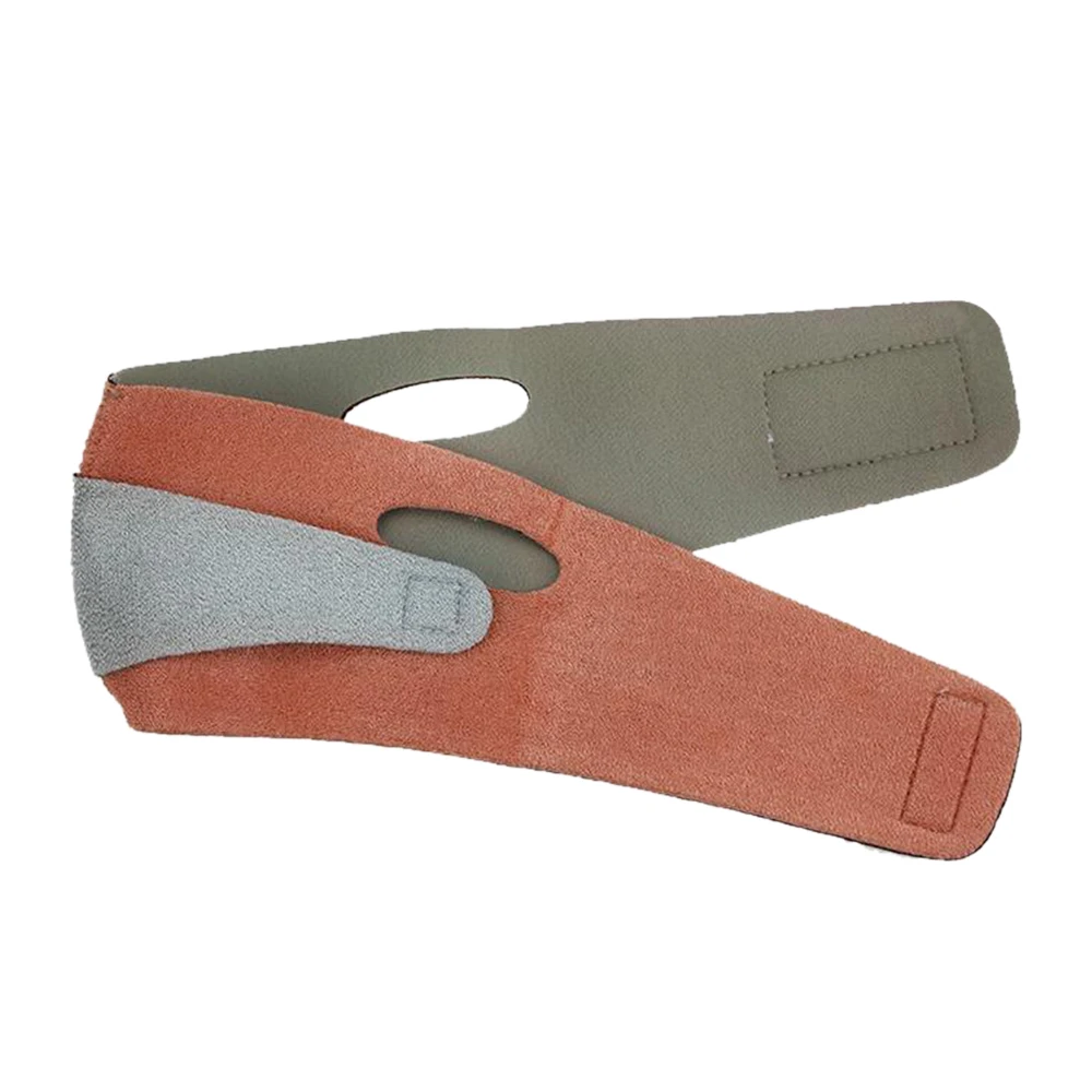 Orange Firming Mask V-Line Lift Up Mask Cheek Chin Neck Slimming Thin Belt Strap Beauty Delicate Facial Face Care Tool Hot Sale - Цвет: Orange